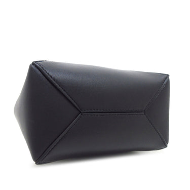 Black Loewe Mini Puzzle Fold Tote Satchel - Designer Revival