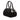 Black Burberry Nova Check Trimmed Nylon Handbag