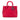 Red Dior Large Lambskin Cannage Lady Dior Satchel
