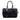 Black Fendi Zucca Canvas Boston Bag Satchel