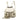 White Gucci Leather Bamboo Tassel Backpack