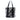 Gray Burberry Small Beat Check Nylon Victoria Tote