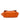 Orange Bottega Veneta Small Grained Calfskin Arco Tote