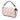 Pink Fendi Zucca Embroidered Canvas Baguette Satchel
