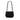 Black Prada Canvas Lucite Chain Shoulder Bag