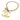 Gold Chanel Gold Plated CC Rhinestones Charm Bracelet