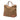 Beige Gucci Medium GG Canvas Bree Fold Over Tote Satchel