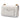 White Gucci Small Guccissima Padlock Crossbody