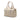 Pink Fendi Small Zucchino Metallic Canvas Forever Bauletto Boston Bag