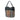 Brown Burberry Medium Mega Check Canvas and Leather Sycamore Hobo Satchel