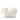 White Gucci Leather Twill Satchel