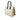 Black & White Saint Laurent Small Canvas Rive Gauche Tote