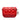 Red Dior Patent Cannage Chain Flap Crossbody Bag