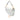 White Dior Mini Grained Calfskin Saddle Bag Satchel