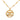 Gold Chanel CC Gold Plated Strass Pendant Necklace