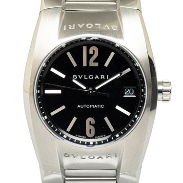 Silver Bvlgari Automatic Stainless Steel Ergon Watch