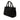 Black Prada Small Canvas Canapa Logo Satchel
