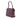 Red Burberry Medium House Check Trimmed Leather Camberley Satchel