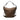 Brown Bottega Veneta Metallic Nappa Intrecciato Belted Loop Handbag