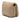 Beige LOEWE Shiny Lambskin Goya Puffer Chain Bag
