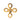 Gold Chanel CC Gold Plated Infinity Knot Pin Brooch