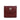 Red Dior Calfskin Heart Compact Small Wallet