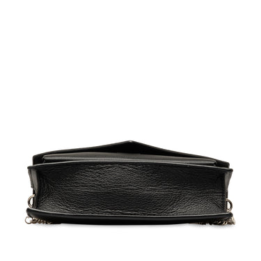 Black Louis Vuitton MyLockMe Chain Pochette Crossbody Bag