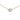 Gold Dior Gold Plated Strass CD Logo Pendant Necklace