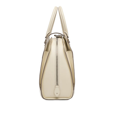 White Louis Vuitton Epi Pont Neuf GM Handbag - Designer Revival