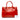 Red Prada Medium Saffiano Vernice Galleria Double Zip Satchel - Designer Revival