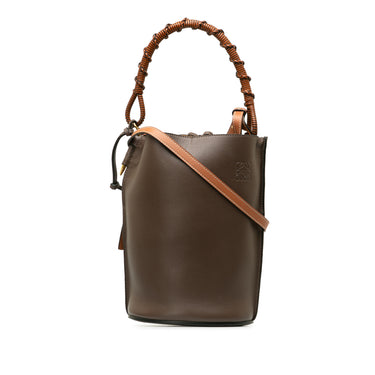Brown Loewe Gate Bucket Bag - Designer Revival