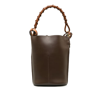 Brown Loewe Gate Bucket Bag - Designer Revival