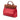 Red Hermès Toile Herbag Zip 31 Satchel