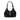 Black Gucci GG Canvas Nailhead Jackie Bardot Shoulder Bag