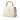 White Gucci Medium Leather Bamboo Dionysus Web Satchel