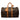 Brown Louis Vuitton Monogram Keepall 45 Travel Bag