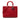 Red Dior Large Lambskin Cannage Lady Dior Satchel