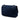 Blue Chanel Medium Classic Satin Paillette Embellished Double Flap Shoulder Bag