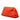 Orange Bottega Veneta Lambskin Trine Fold Over Clutch