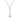 Silver Chanel CC Brass Strass Ball Pendant Necklace