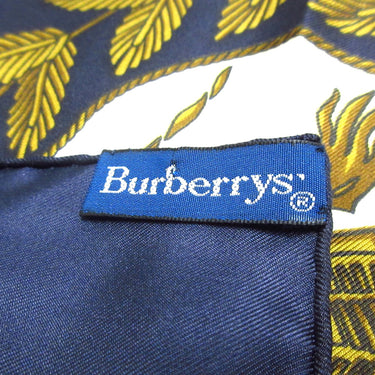 White Burberry Printed Silk Scarf Scarves - Designer Revival