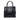 Black Prada Glace Calf Twin Pocket Satchel