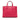 Pink Prada Saffiano Soft Triple Pocket Tote Satchel - Designer Revival