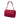 Red Chanel Large Quilted Iridescent Calfskin Coco Pleats Flap Shoulder Bag
