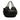 Black Louis Vuitton Monogram Mahina L Hobo Bag