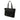 Black Prada Saffiano Trimmed Tessuto Tote