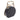 Black Chanel Quilted Lambskin Oval Logo Chain Top Handle Round Clutch on Chain Satchel - Designer Revival