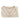 White Chanel Small CC Chevron Sheepskin Subtle Flap Crossbody Bag