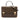 Brown Gucci Calfskin Dual Push Lock Top Handle Bag Satchel