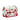 White Prada Saffiano Trimmed City Calf Cahier Flower Heart Bag - Designer Revival
